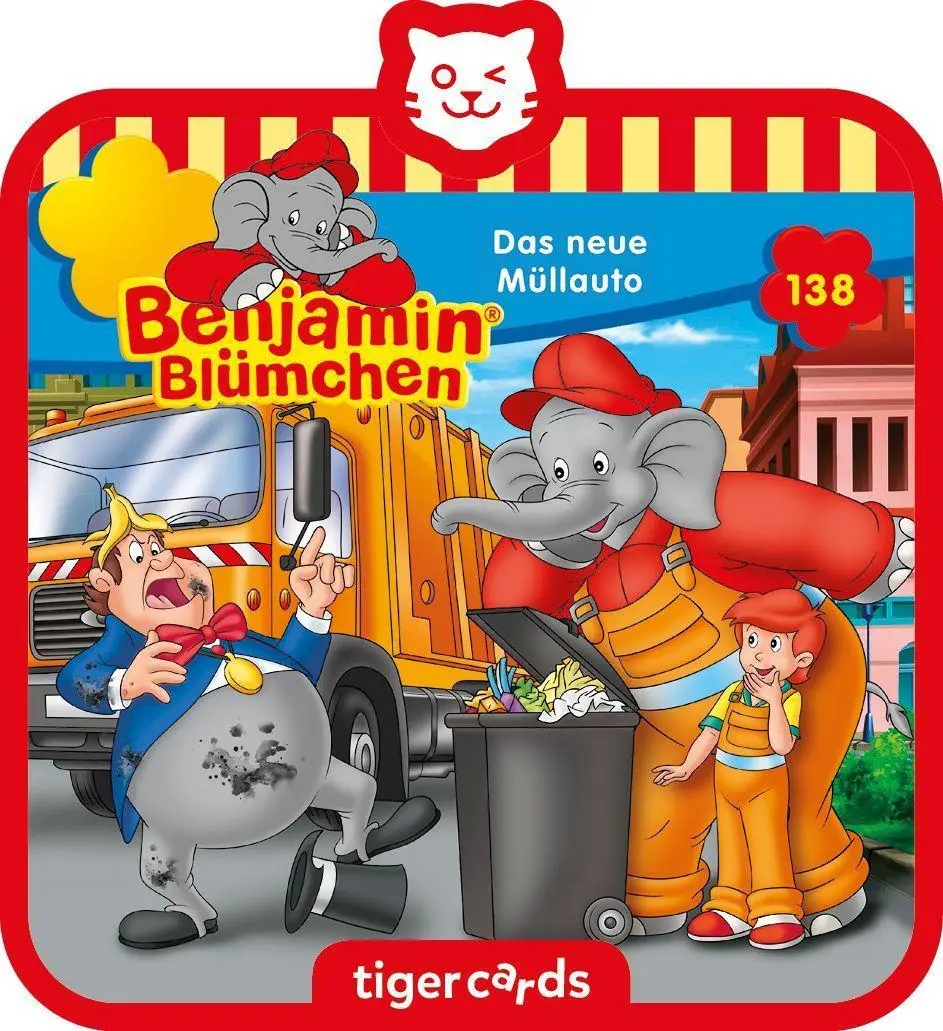 Cover: 4260535480791 | tigercard - Benjamin Blümchen - Folge 138: Das neue Müllauto | Deutsch