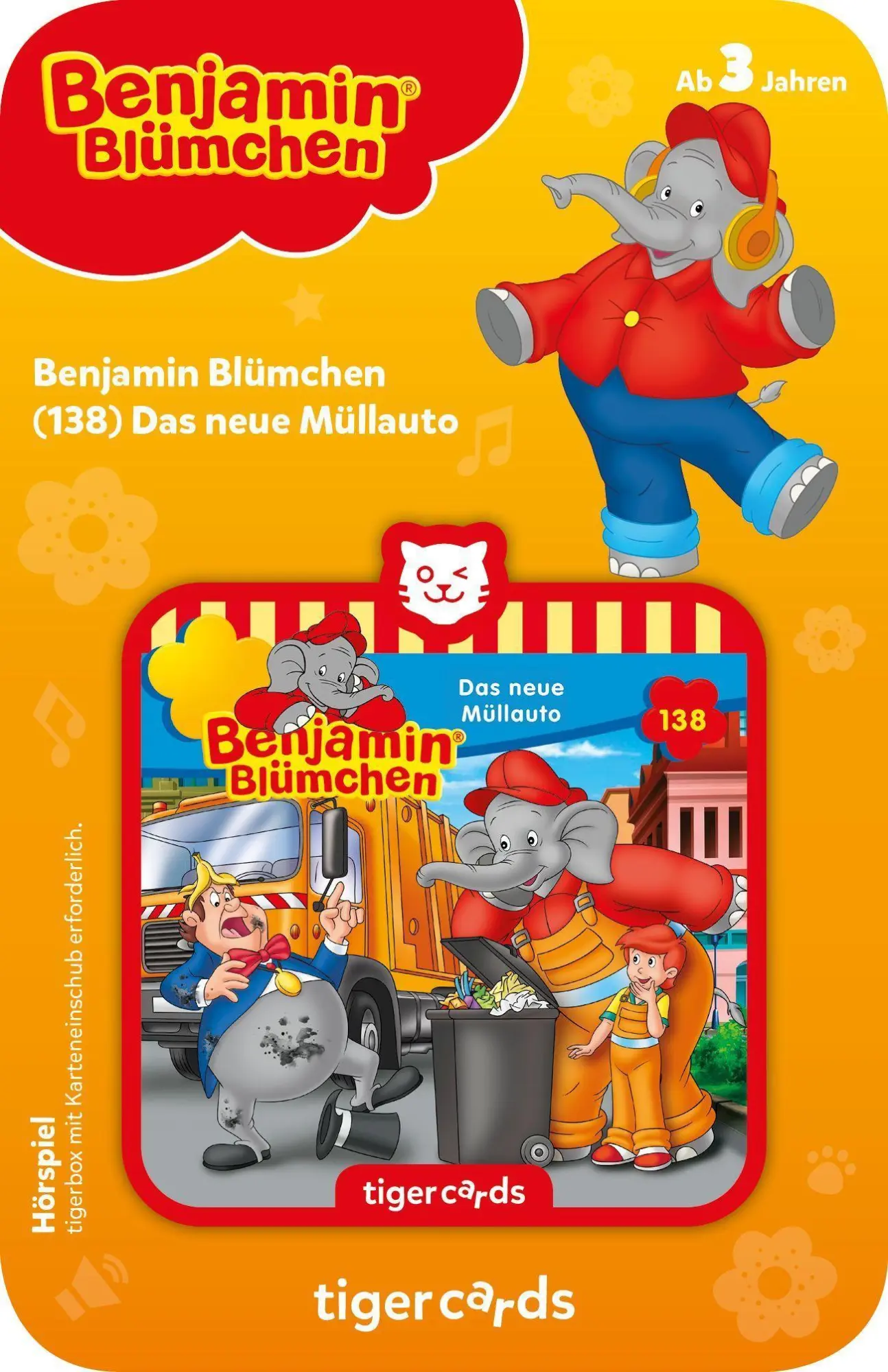 Bild: 4260535480791 | tigercard - Benjamin Blümchen - Folge 138: Das neue Müllauto | Deutsch
