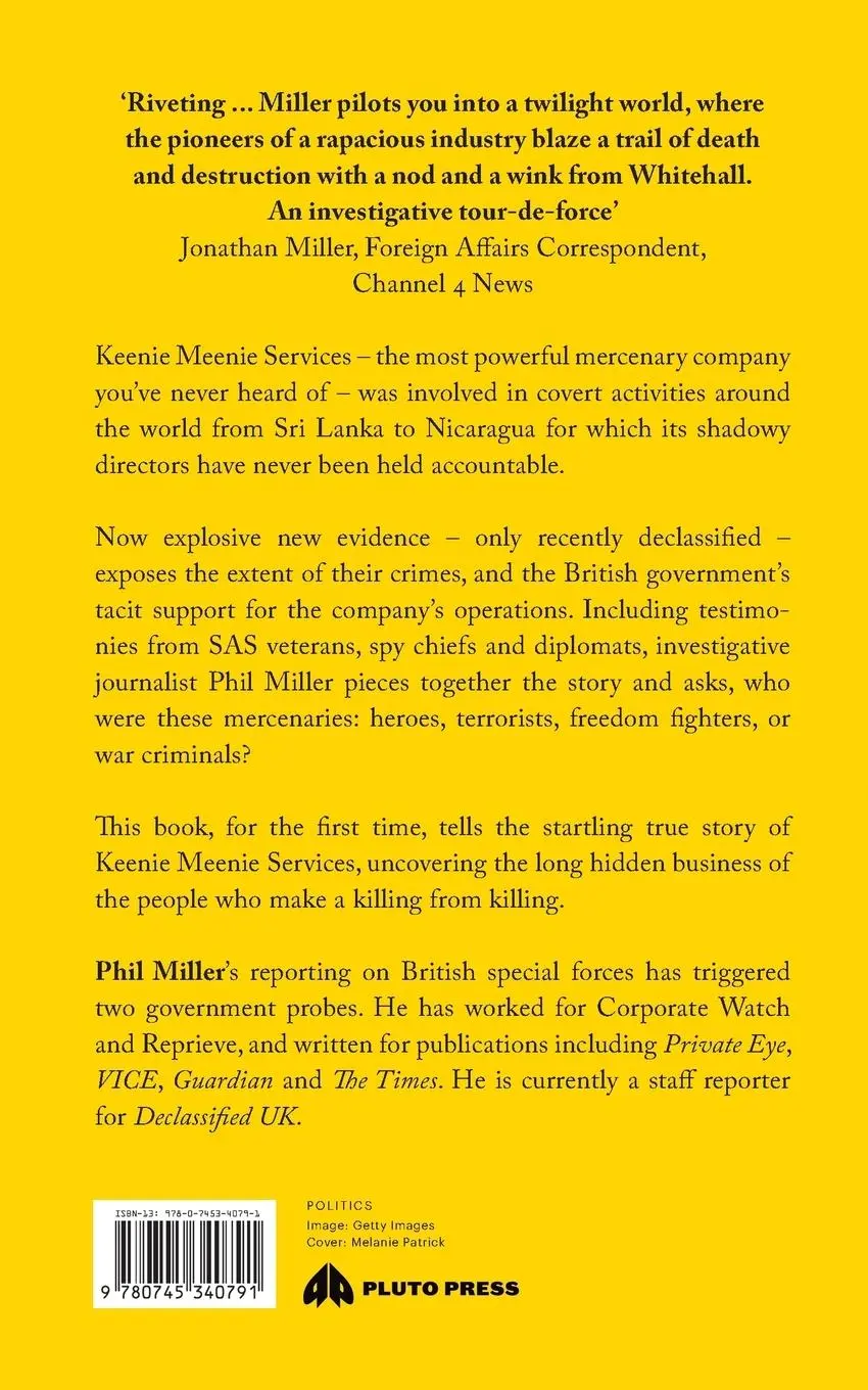Rückseite: 9780745340791 | Keenie Meenie | The British Mercenaries Who Got Away With War Crimes