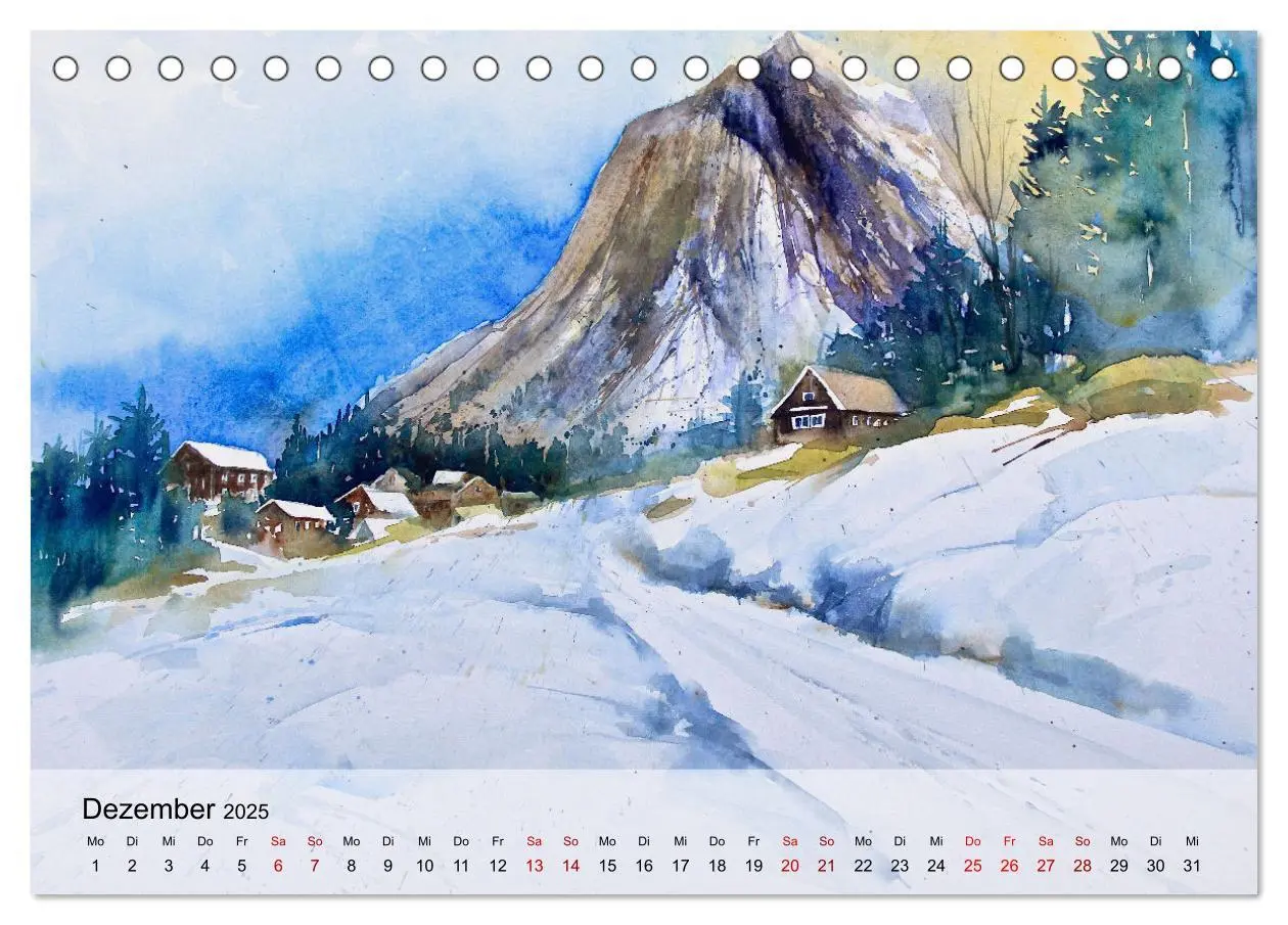 Bild: 9783383840791 | Aquarell auf Reisen - mit Eckard Funck (Tischkalender 2025 DIN A5...