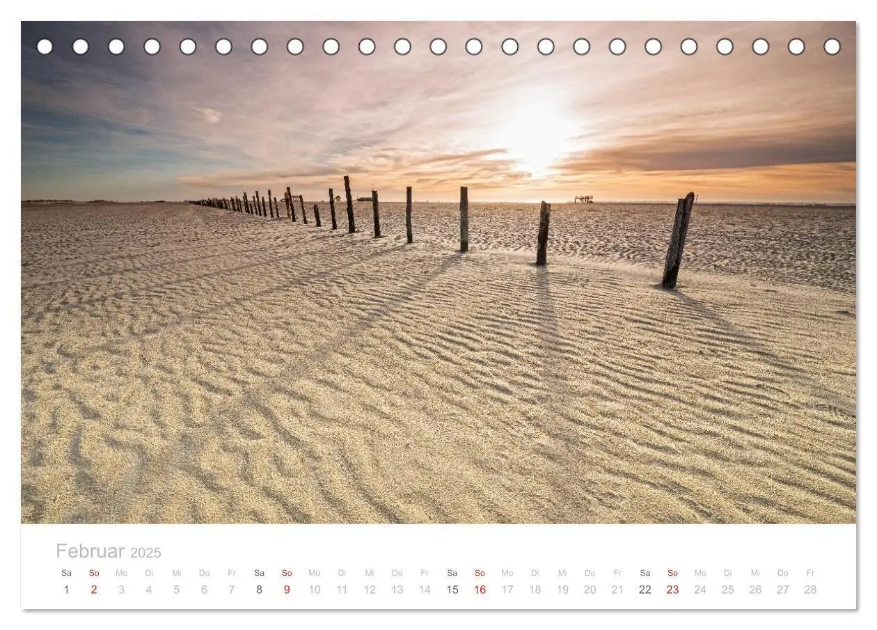 Bild: 9783435620791 | St. Peter-Ording (Tischkalender 2025 DIN A5 quer), CALVENDO...