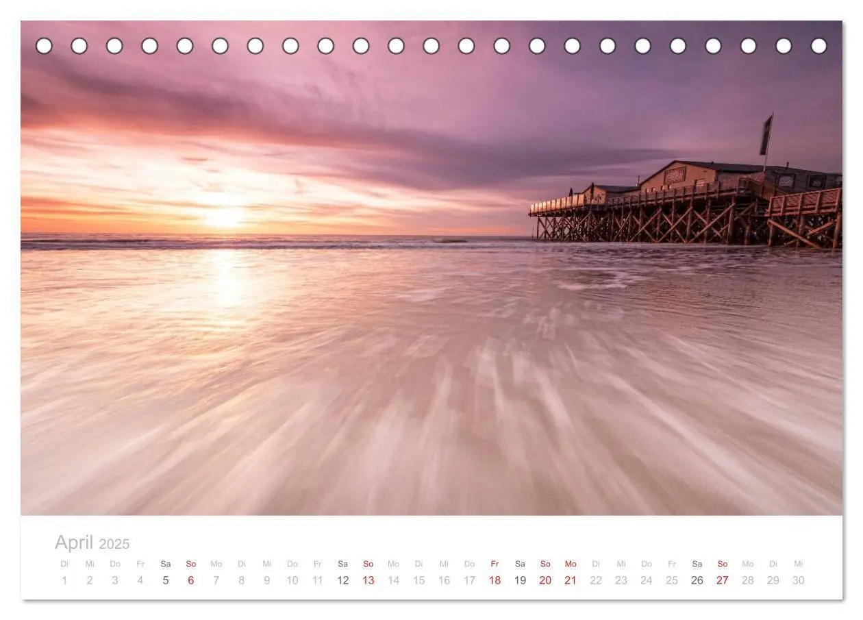 Bild: 9783435620791 | St. Peter-Ording (Tischkalender 2025 DIN A5 quer), CALVENDO...