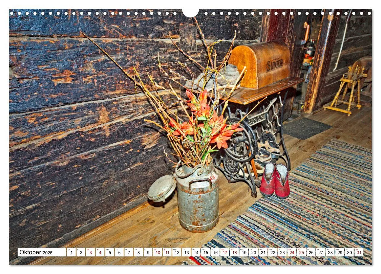 Bild: 9783457400791 | Tiroler Bauernhöfe Mal urig, mal feudal (Wandkalender 2026 DIN A3...