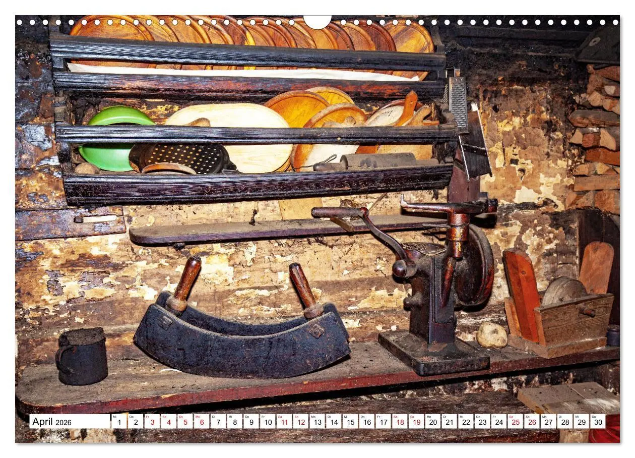 Bild: 9783457400791 | Tiroler Bauernhöfe Mal urig, mal feudal (Wandkalender 2026 DIN A3...