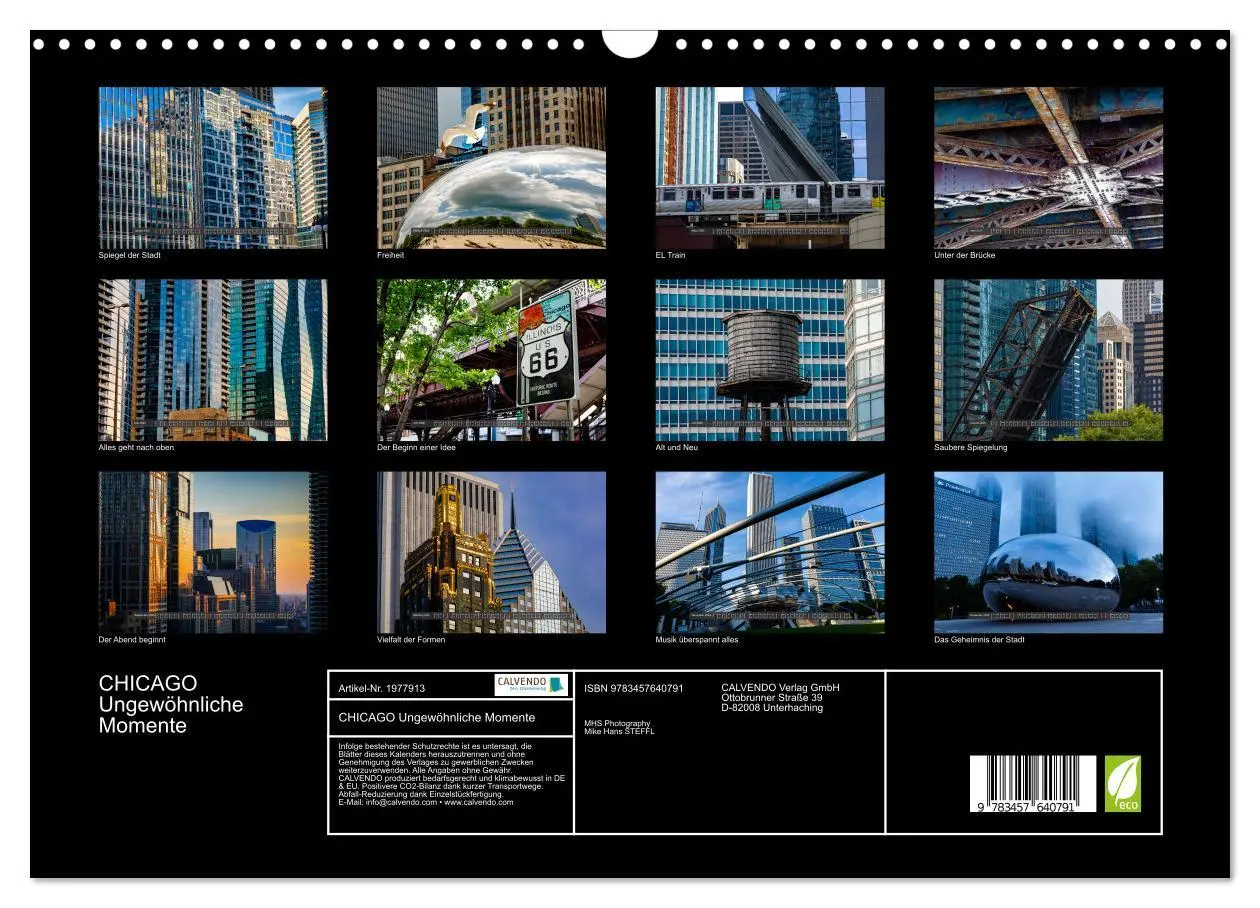 Bild: 9783457640791 | CHICAGO Ungewöhnliche Momente (Wandkalender 2026 DIN A3 quer),...