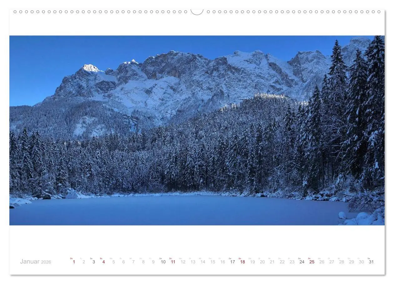 Bild: 9783516040791 | Unterwegs am Eibsee (hochwertiger Premium Wandkalender 2026 DIN A2...