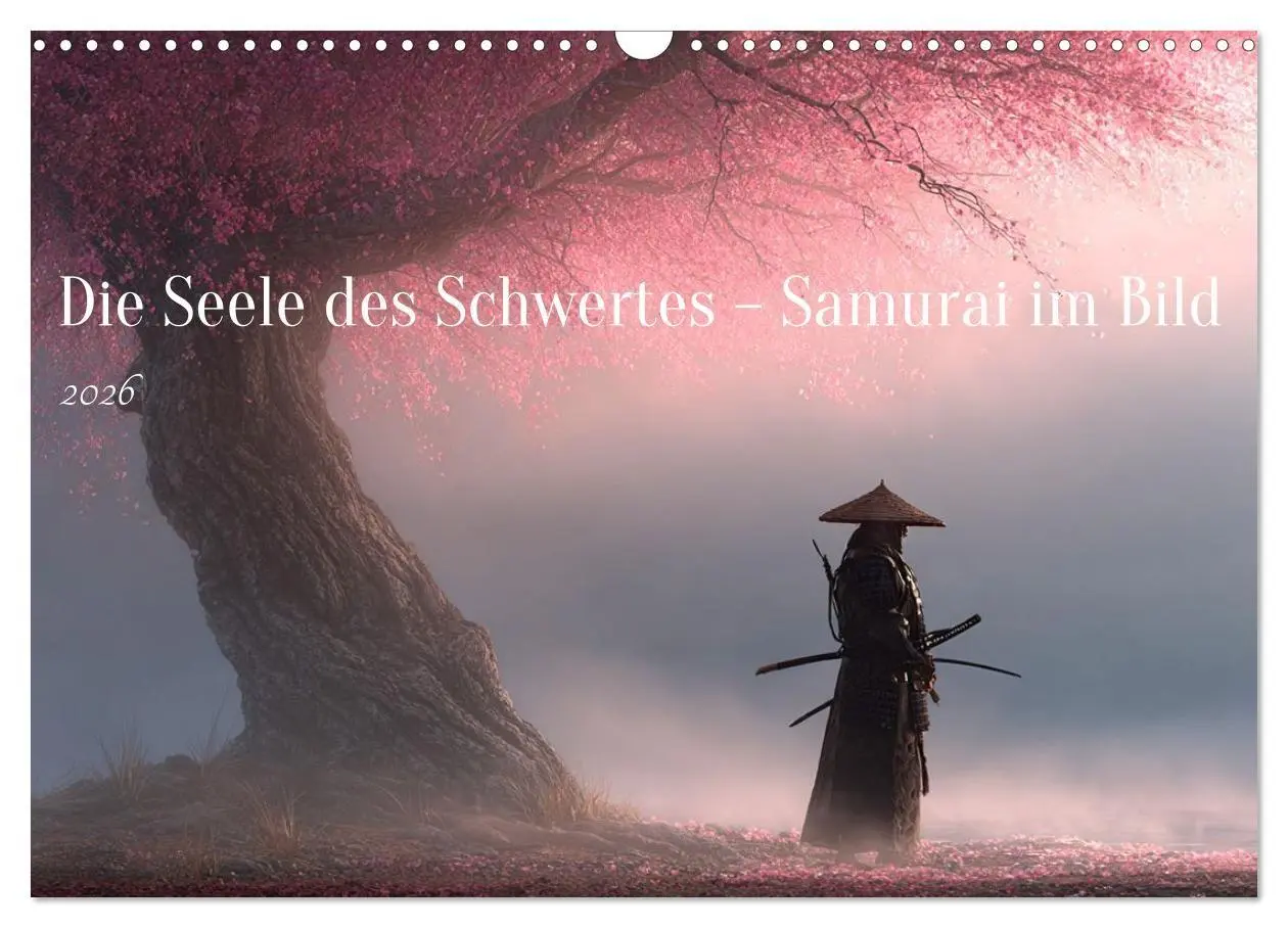 Cover: 9783516660791 | Die Seele des Schwertes - Samurai im Bild (Wandkalender 2026 DIN A3...