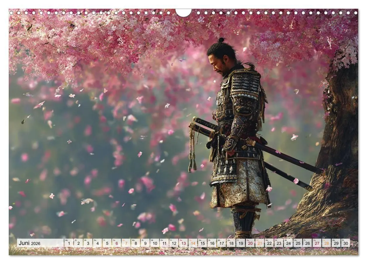 Bild: 9783516660791 | Die Seele des Schwertes - Samurai im Bild (Wandkalender 2026 DIN A3...