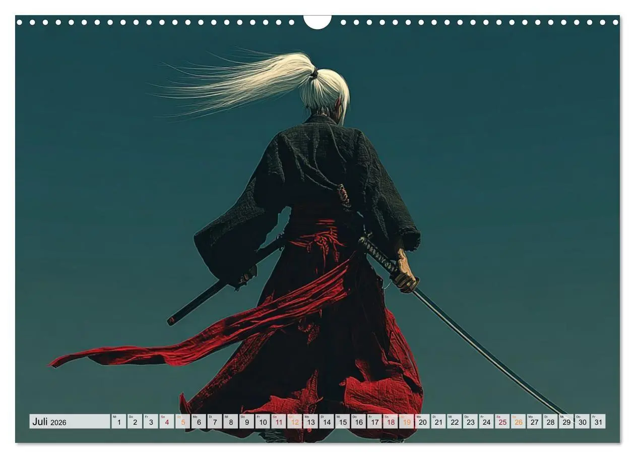 Bild: 9783516660791 | Die Seele des Schwertes - Samurai im Bild (Wandkalender 2026 DIN A3...