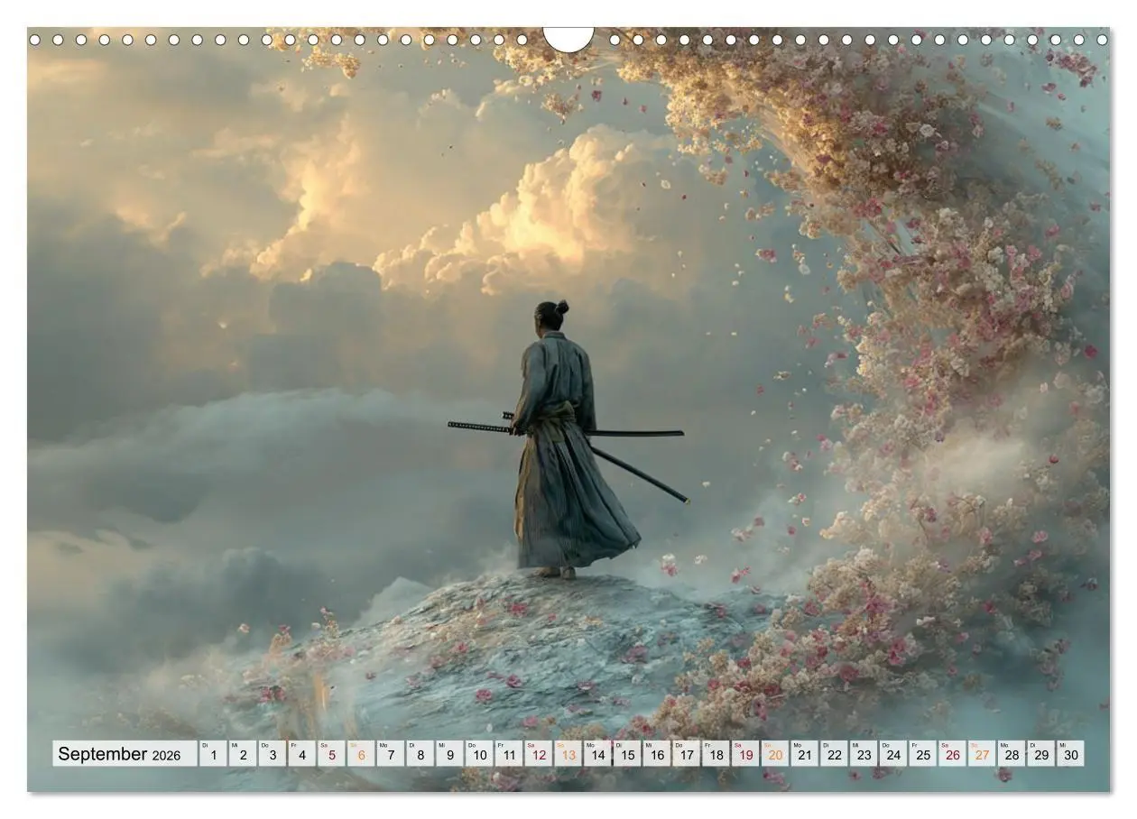 Bild: 9783516660791 | Die Seele des Schwertes - Samurai im Bild (Wandkalender 2026 DIN A3...