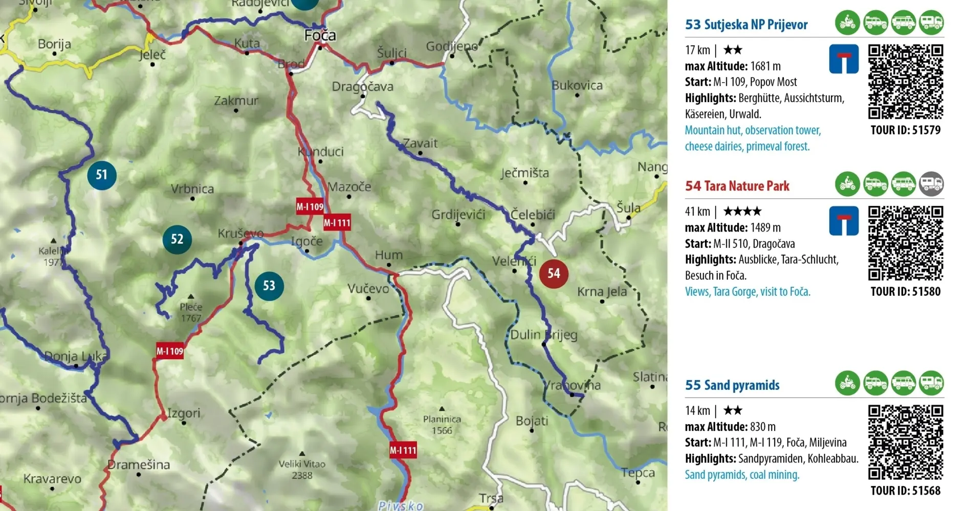 Bild: 9783965990791 | FolyMaps OFFROAD Bosnien-Herzegowina 1:250 000 | GmbH | (Land-)Karte