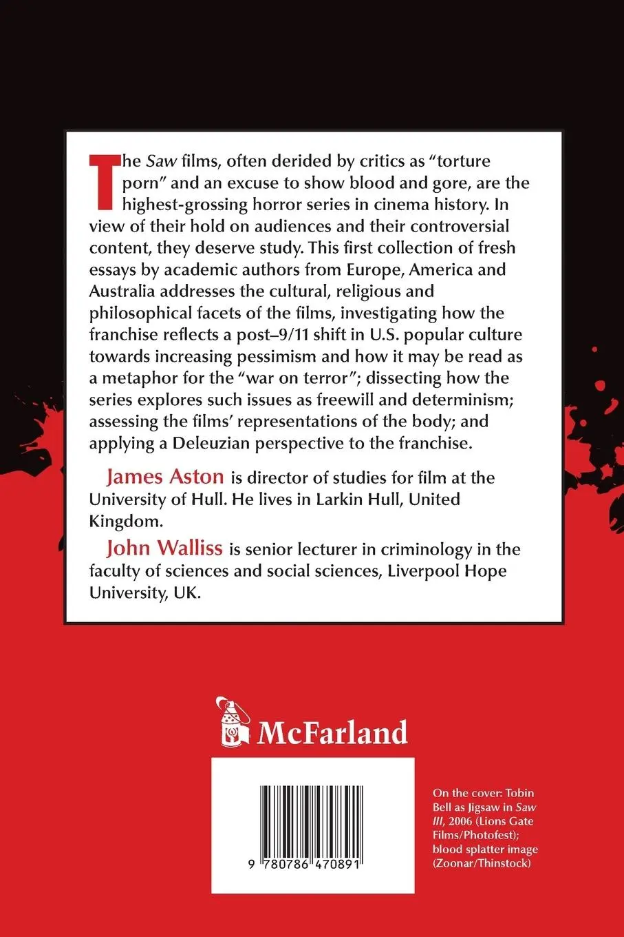 Rückseite: 9780786470891 | To See the Saw Movies | Essays on Torture Porn and Post-9/11 Horror