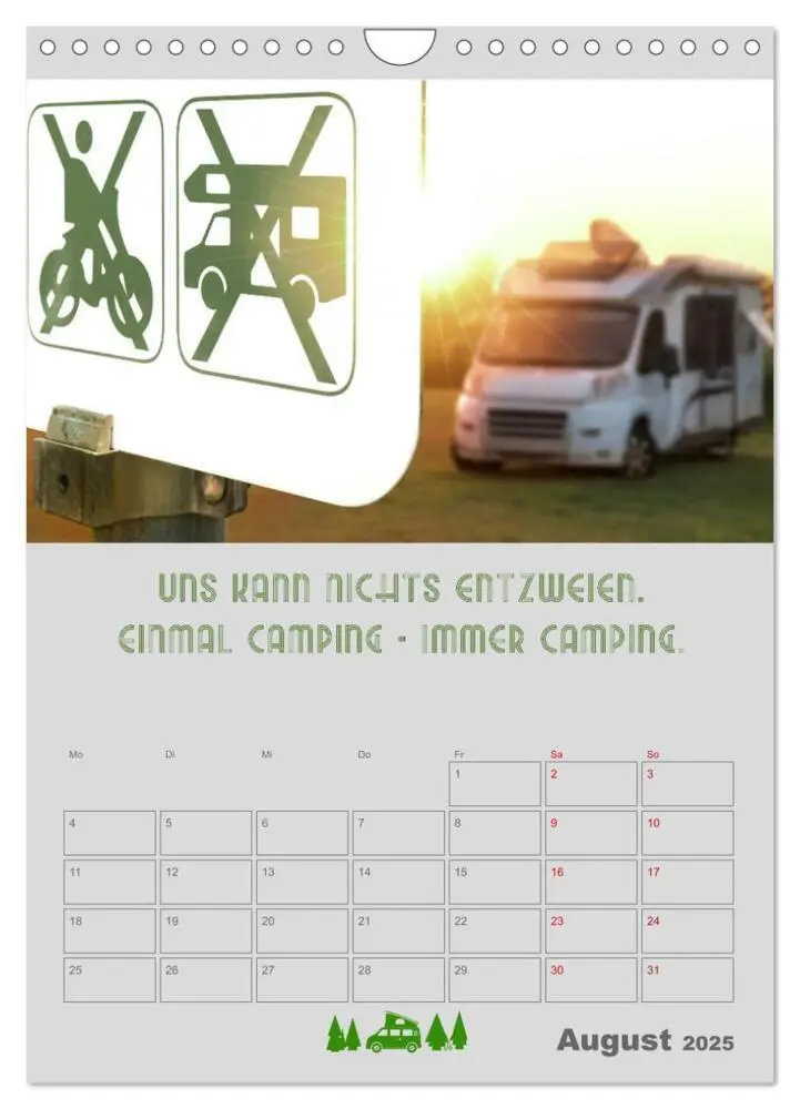 Bild: 9783435920891 | Camping - Hotel kann jeder! (Wandkalender 2025 DIN A4 hoch),...