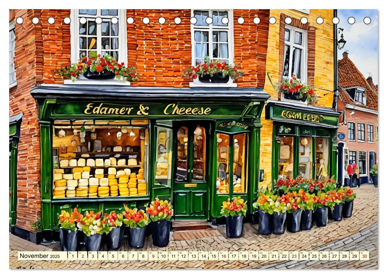 Bild: 9783457180891 | Zauberhafte Niederlande (Tischkalender 2025 DIN A5 quer), CALVENDO...