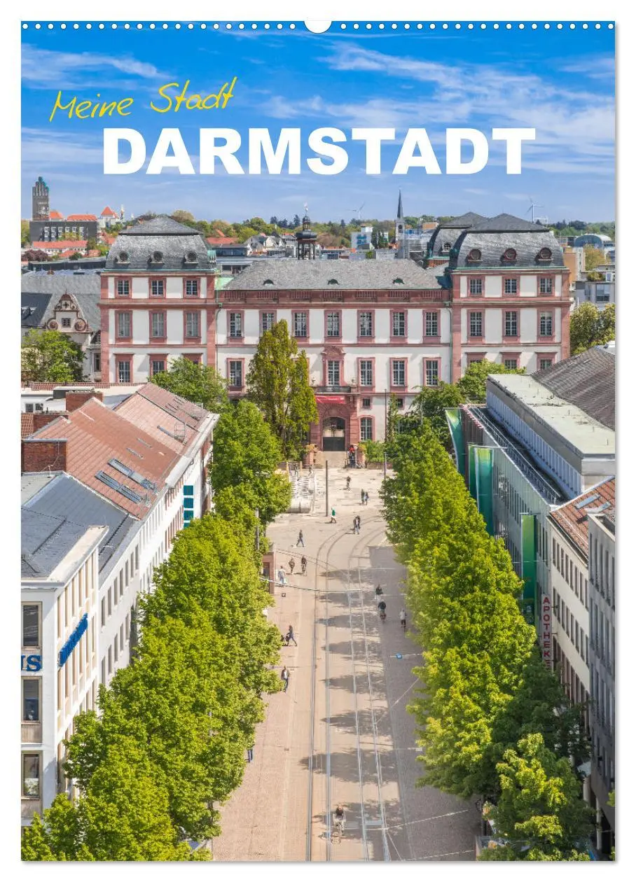 Cover: 9783516410891 | Meine Stadt Darmstadt (Wandkalender 2026 DIN A2 hoch), CALVENDO...