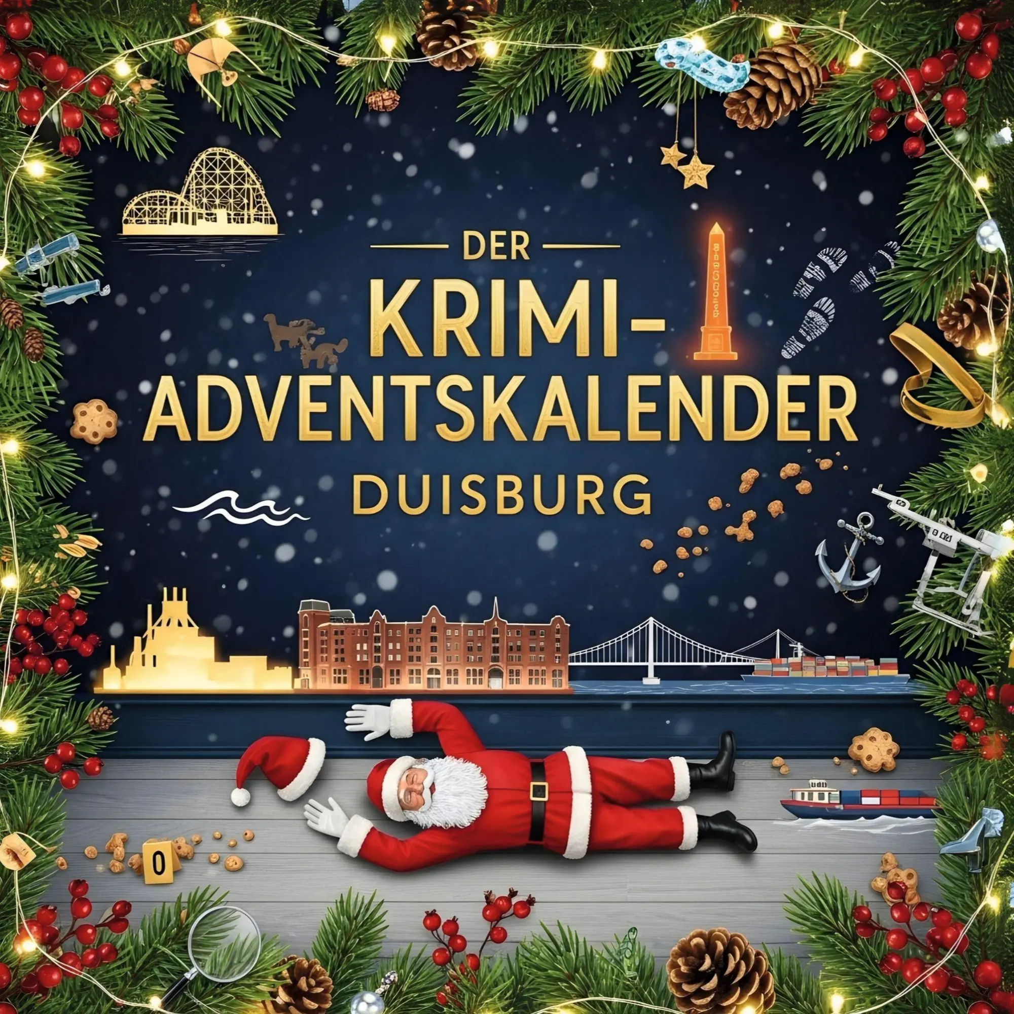 Cover: 9783695300891 | Der Krimi-Adventskalender Duisburg | Mordsverdächtig in 24 Akten