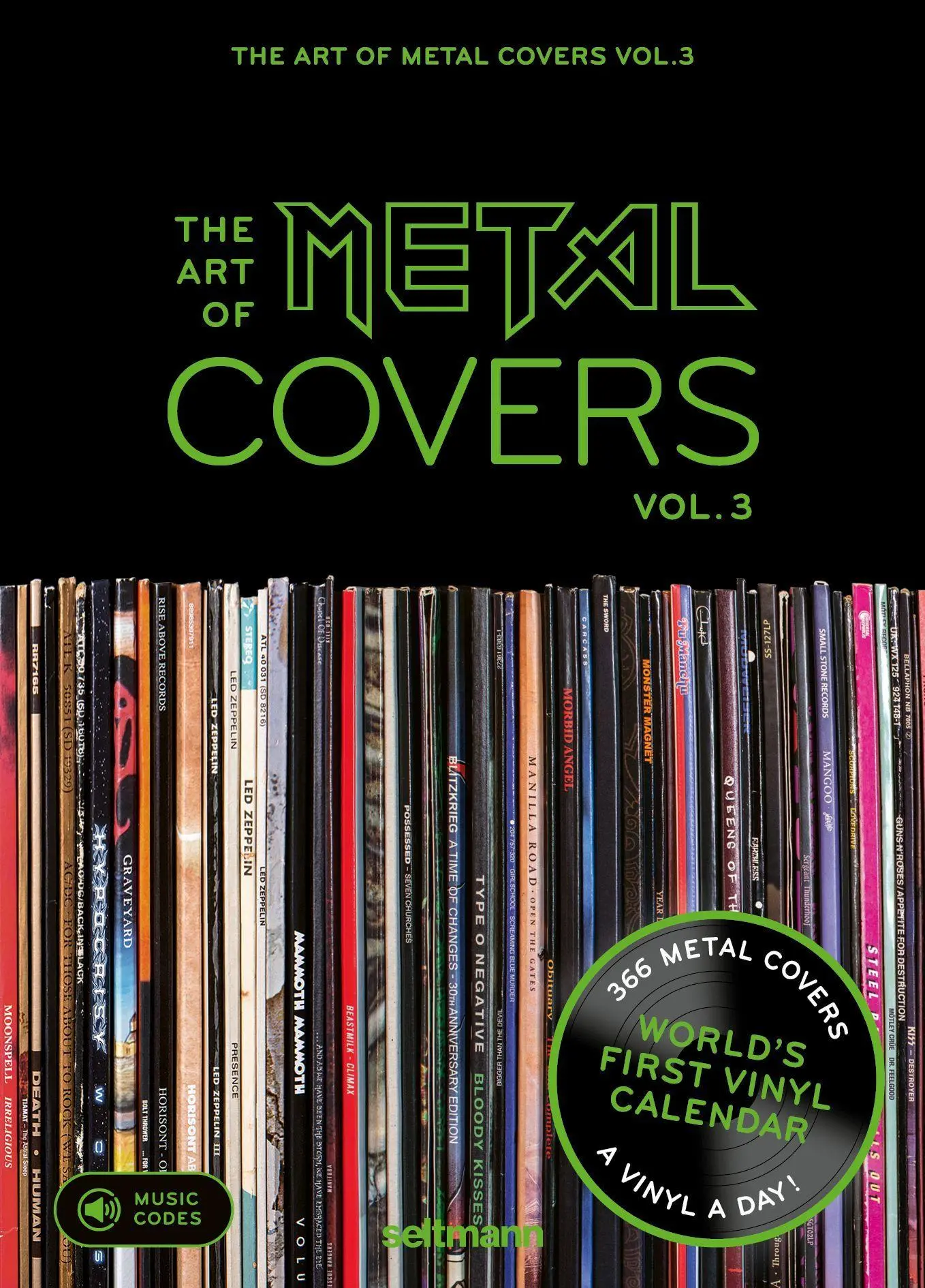 Cover: 9783949070891 | The Art of Metal Covers Vol. 3 | Oliver Seltmann | Kalender | 365 S.