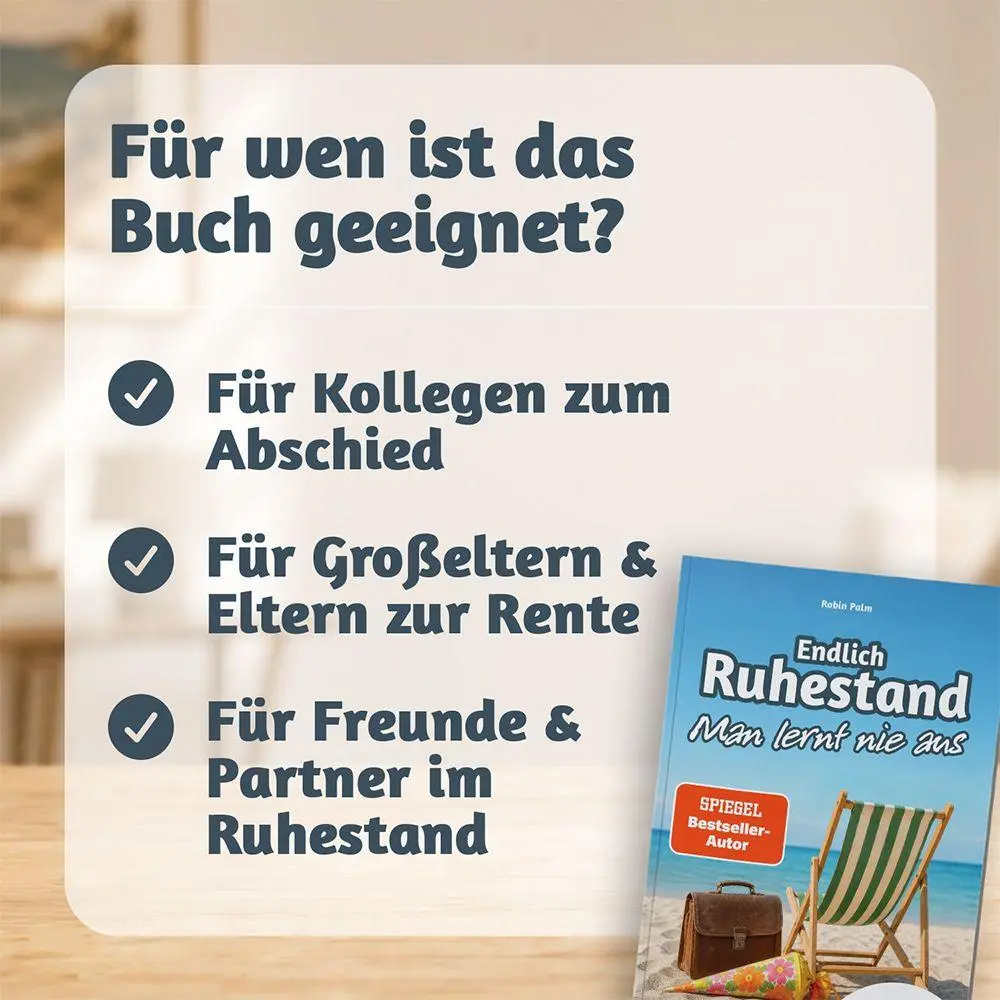 Bild: 9783985610891 | Endlich Ruhestand - Man lernt nie aus | Robin Palm | Taschenbuch