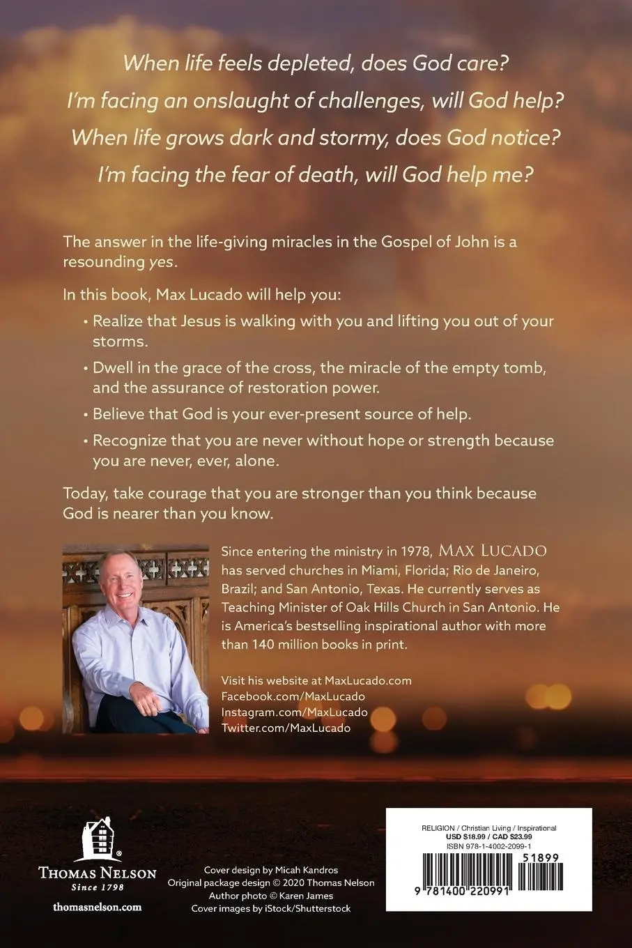 Rückseite: 9781400220991 | You Are Never Alone | Trust in the Miracle of God's Presence and Power