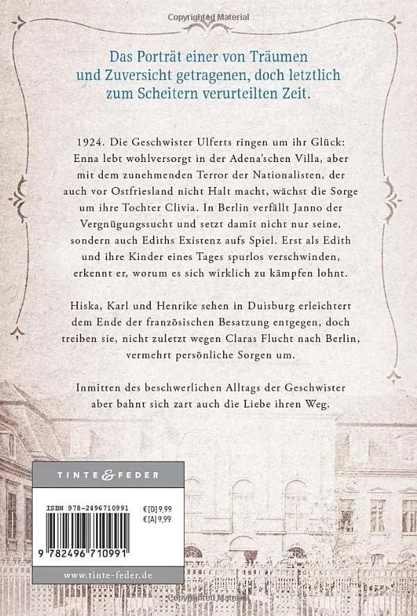 Rückseite: 9782496710991 | Der Makel der Hoffnung | Elke Bergsma | Taschenbuch | 320 S. | Deutsch
