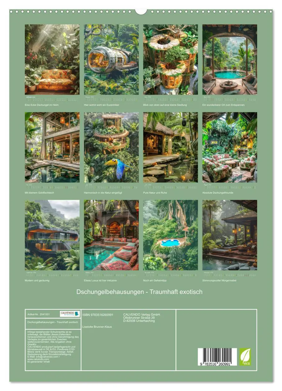 Bild: 9783516260991 | Dschungelbehausungen - Traumhaft exotisch (hochwertiger Premium...