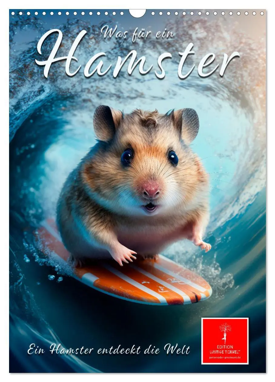 Cover: 9783516330991 | Was für ein Hamster (Wandkalender 2026 DIN A3 hoch), CALVENDO...