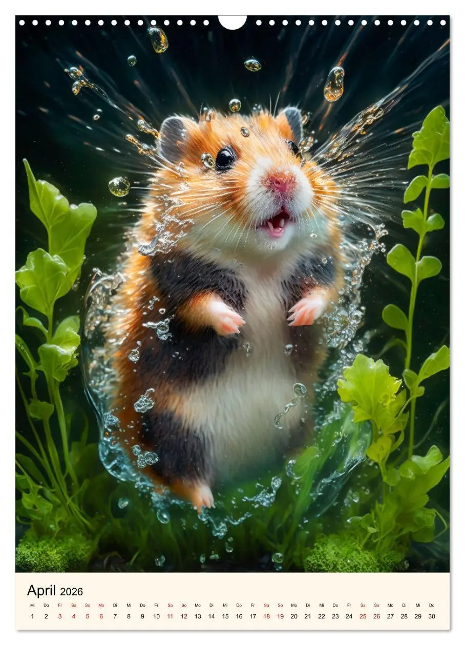 Bild: 9783516330991 | Was für ein Hamster (Wandkalender 2026 DIN A3 hoch), CALVENDO...