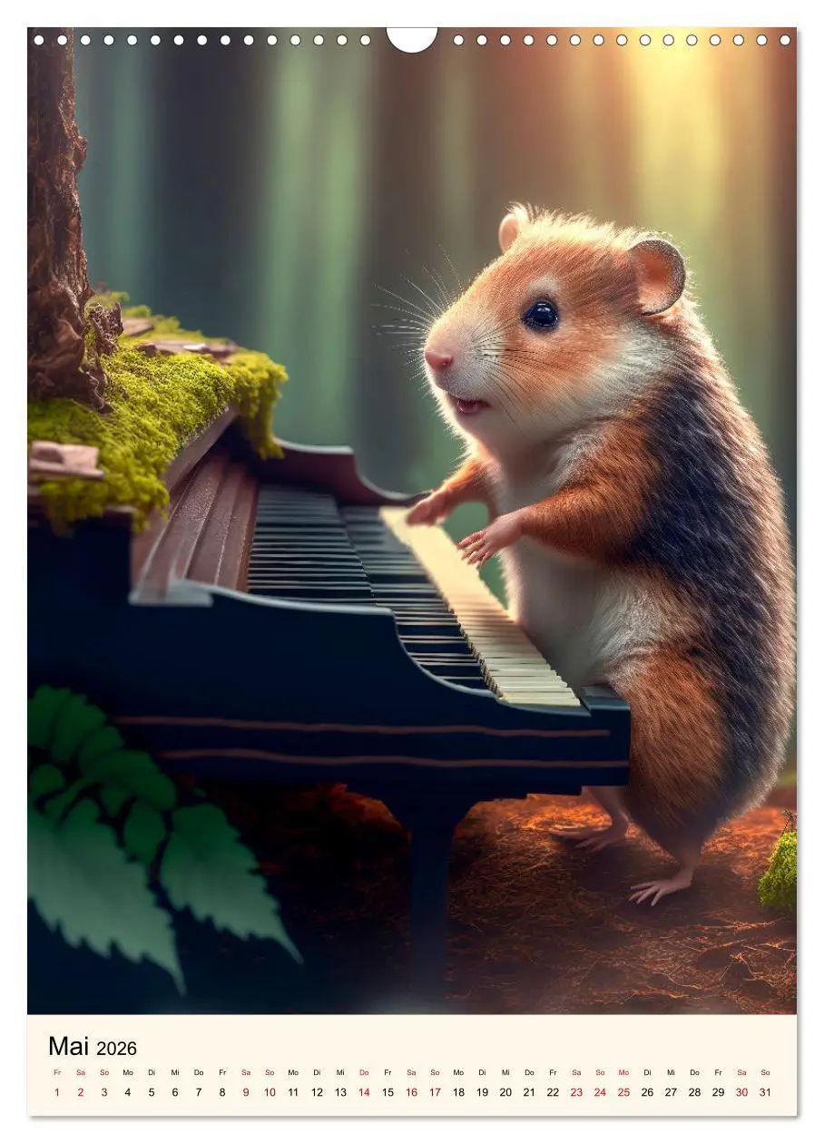 Bild: 9783516330991 | Was für ein Hamster (Wandkalender 2026 DIN A3 hoch), CALVENDO...
