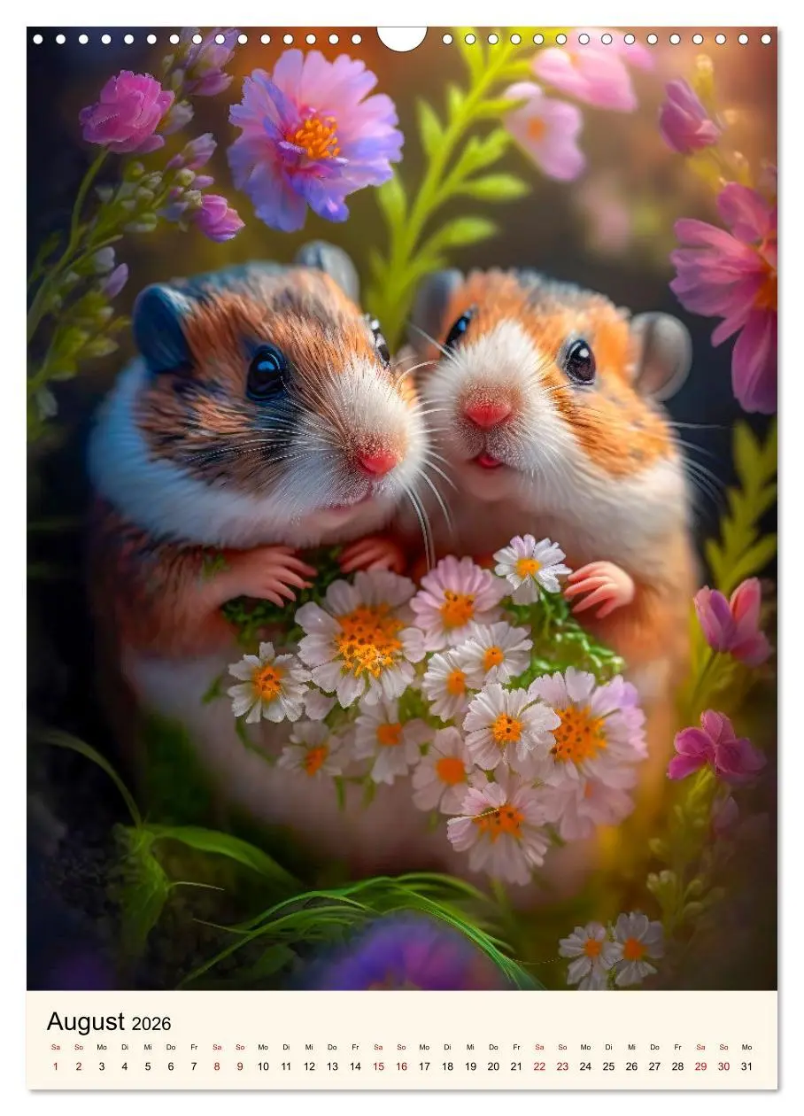 Bild: 9783516330991 | Was für ein Hamster (Wandkalender 2026 DIN A3 hoch), CALVENDO...