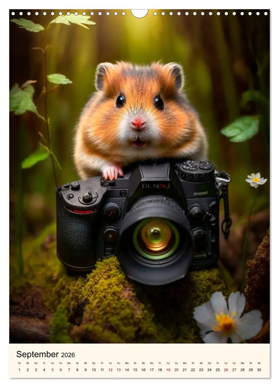 Bild: 9783516330991 | Was für ein Hamster (Wandkalender 2026 DIN A3 hoch), CALVENDO...