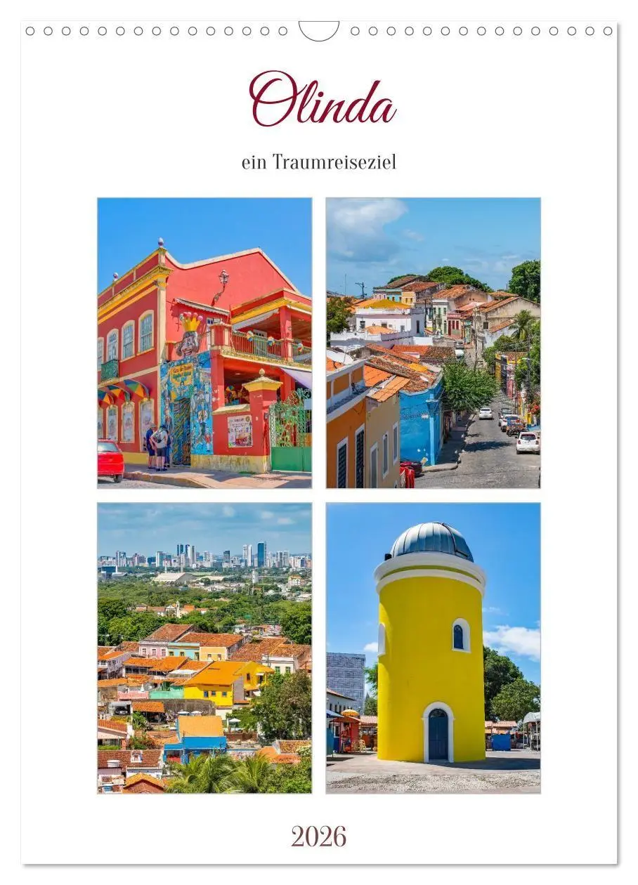 Cover: 9783516710991 | Olinda - ein Traumreiseziel (Wandkalender 2026 DIN A3 hoch),...