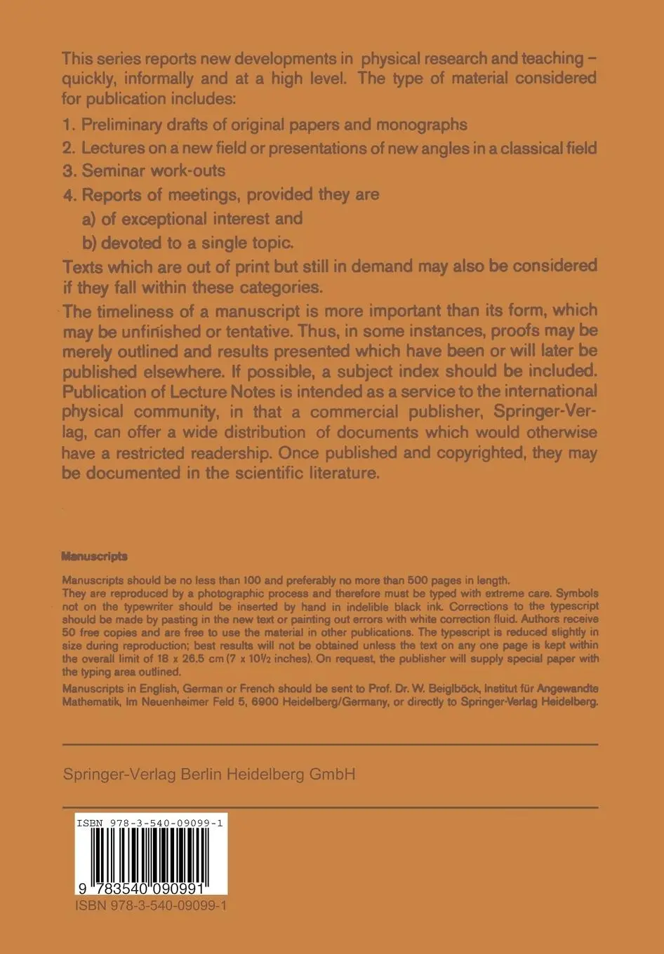 Rückseite: 9783540090991 | Few Body Systems and Nuclear Forces II | H. Zingl (u. a.) | Buch | x