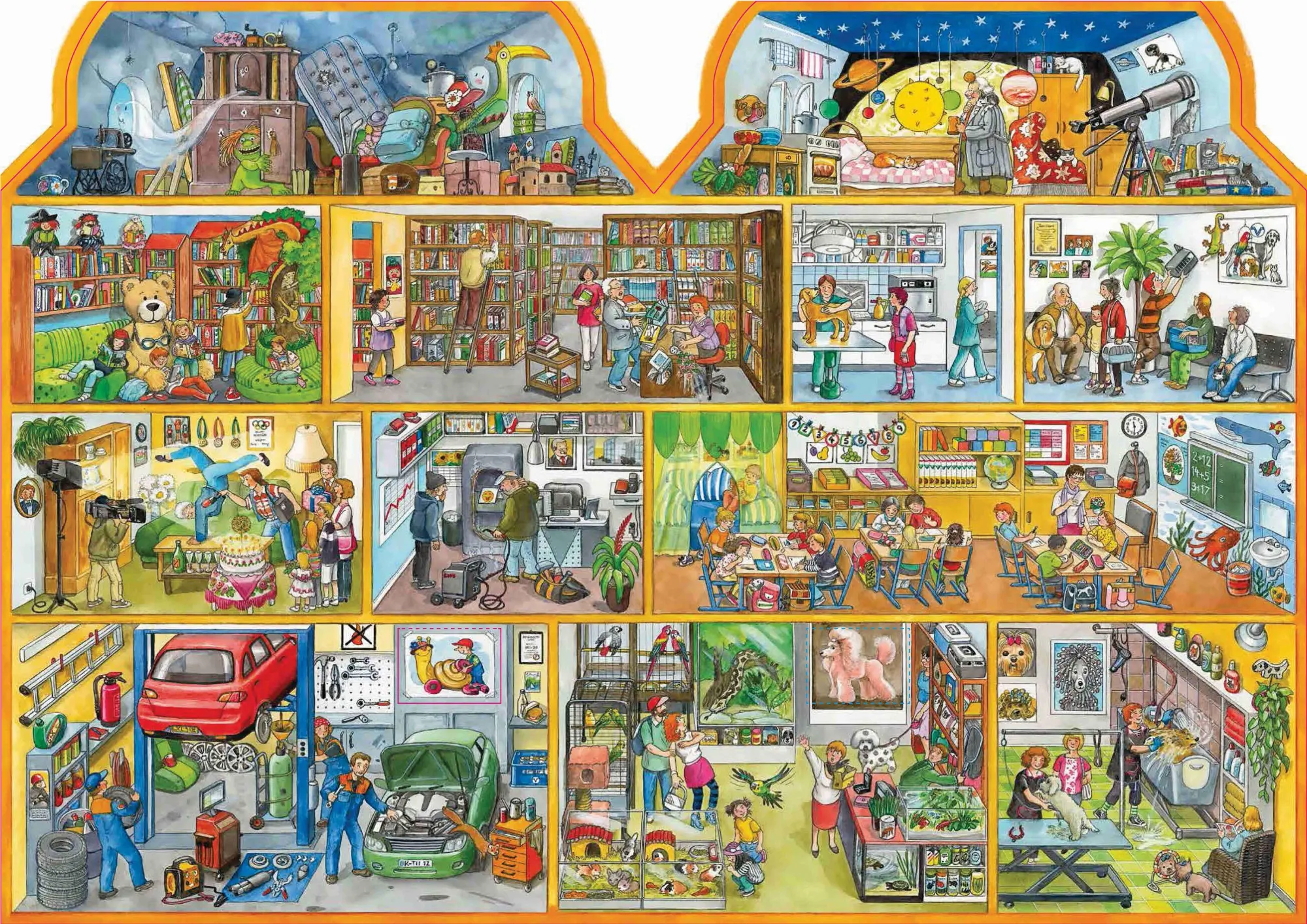 Bild: 9783849900991 | Mein Wimmelhaus. Liebevoll illustriert von Anne Suess | Verlag | Buch