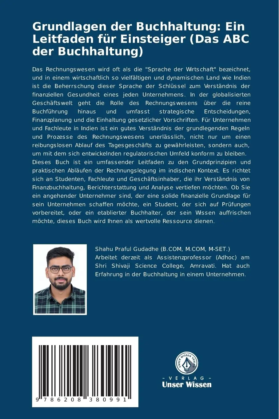 Rückseite: 9786208380991 | Grundlagen der Buchhaltung: Ein Leitfaden für Einsteiger (Das ABC...