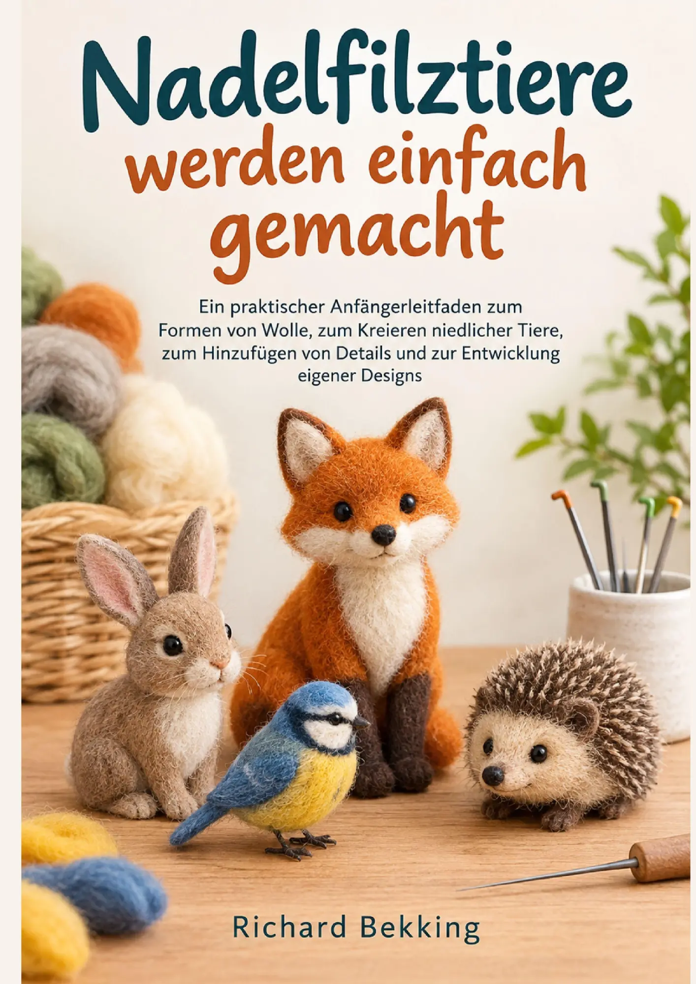 Cover: 9789403940991 | Nadelfilztiere werden einfach gemacht | Richard Bekking | Taschenbuch