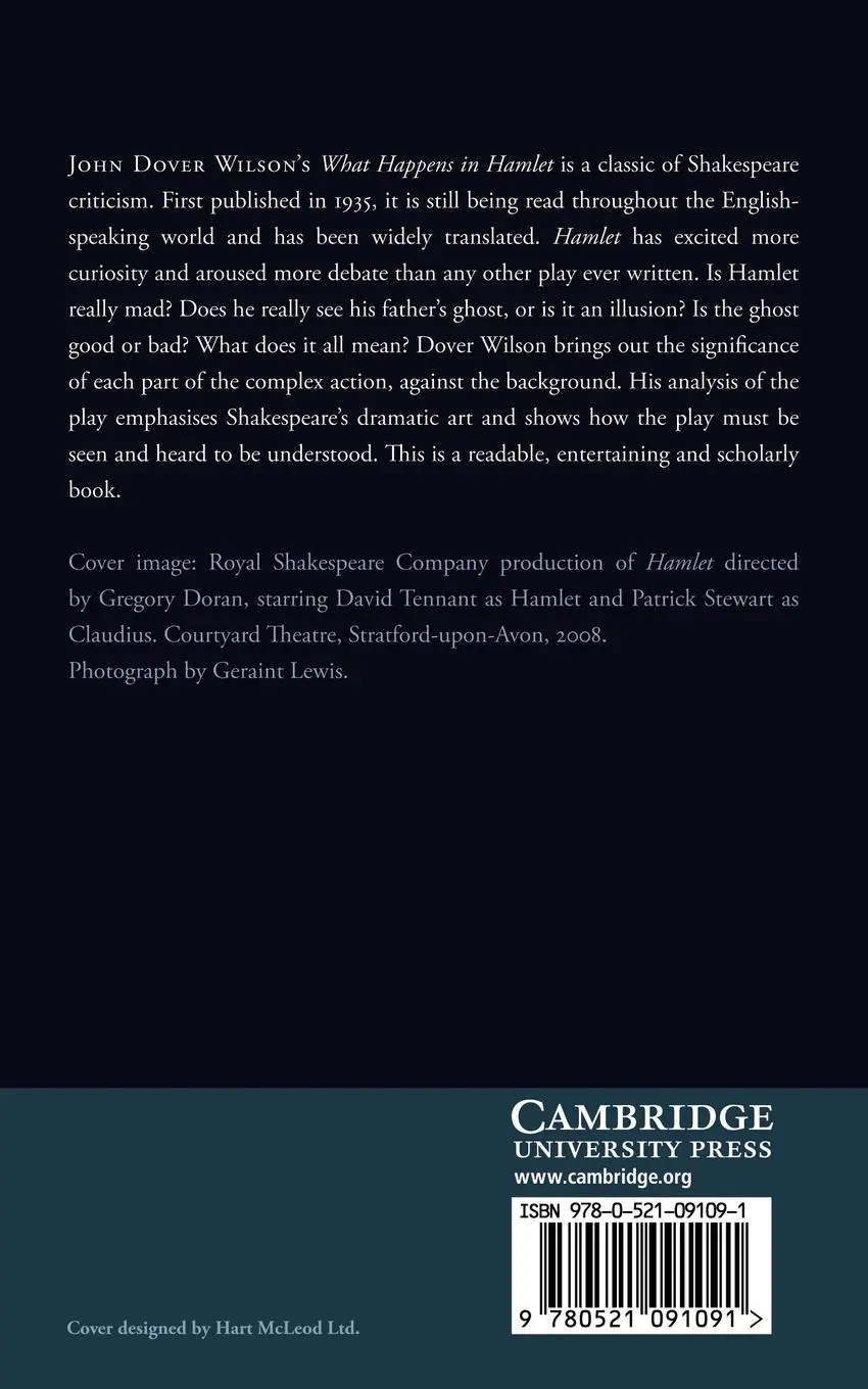 Rückseite: 9780521091091 | What Happens in Hamlet | John Dover Wilson (u. a.) | Taschenbuch