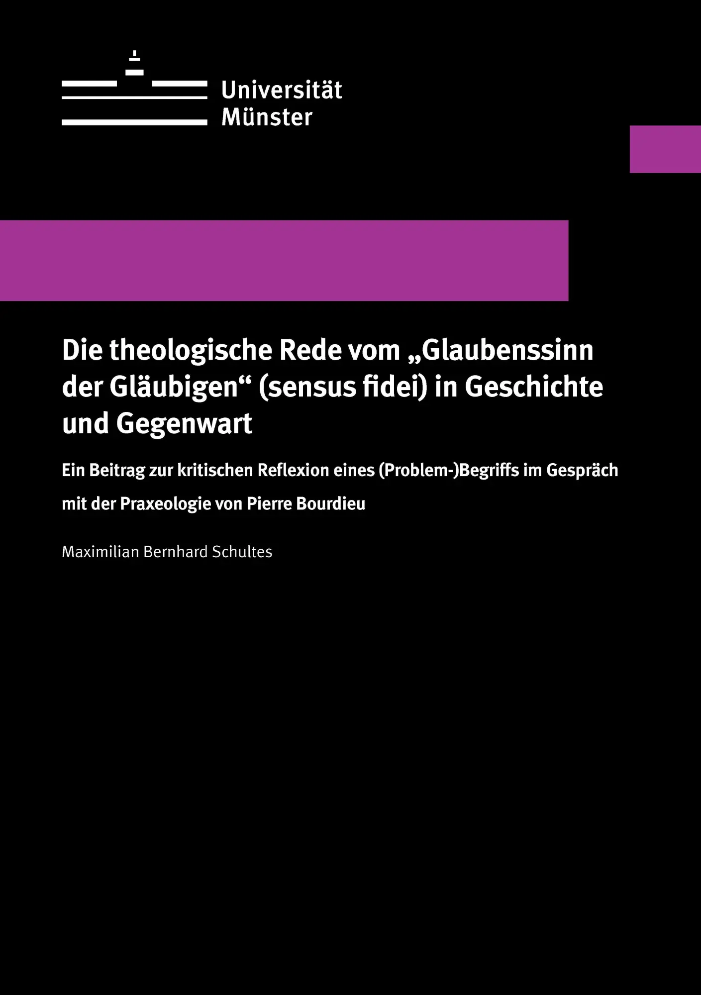 Cover: 9783384871091 | Die theologische Rede vom "Glaubenssinn der Gläubigen" (sensus...