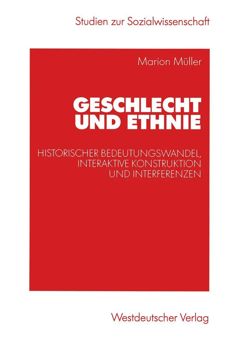 Cover: 9783531141091 | Geschlecht und Ethnie | Marion Müller | Taschenbuch | 192 S. | Deutsch