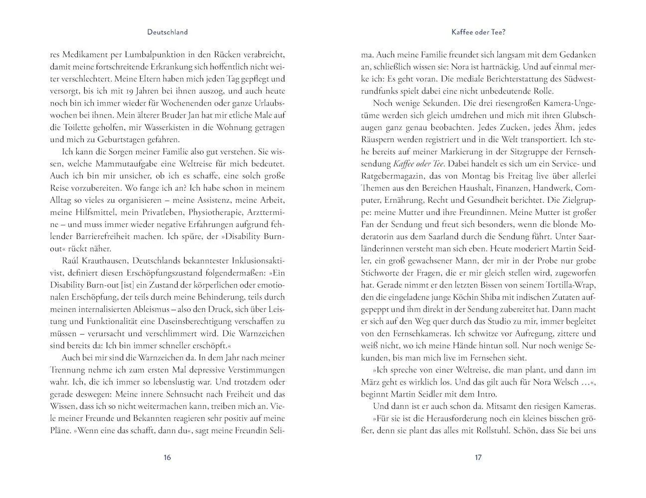 Bild: 9783989621091 | Im Rollstuhl um die Welt | Nora Welsch | Taschenbuch | 304 S. | 2026