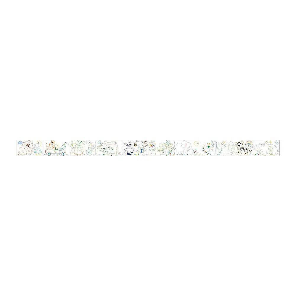 Bild: 6920773331191 | HAKUYOKA - Mini Malrollenset Safari | 2024 | HAKUYOKA
