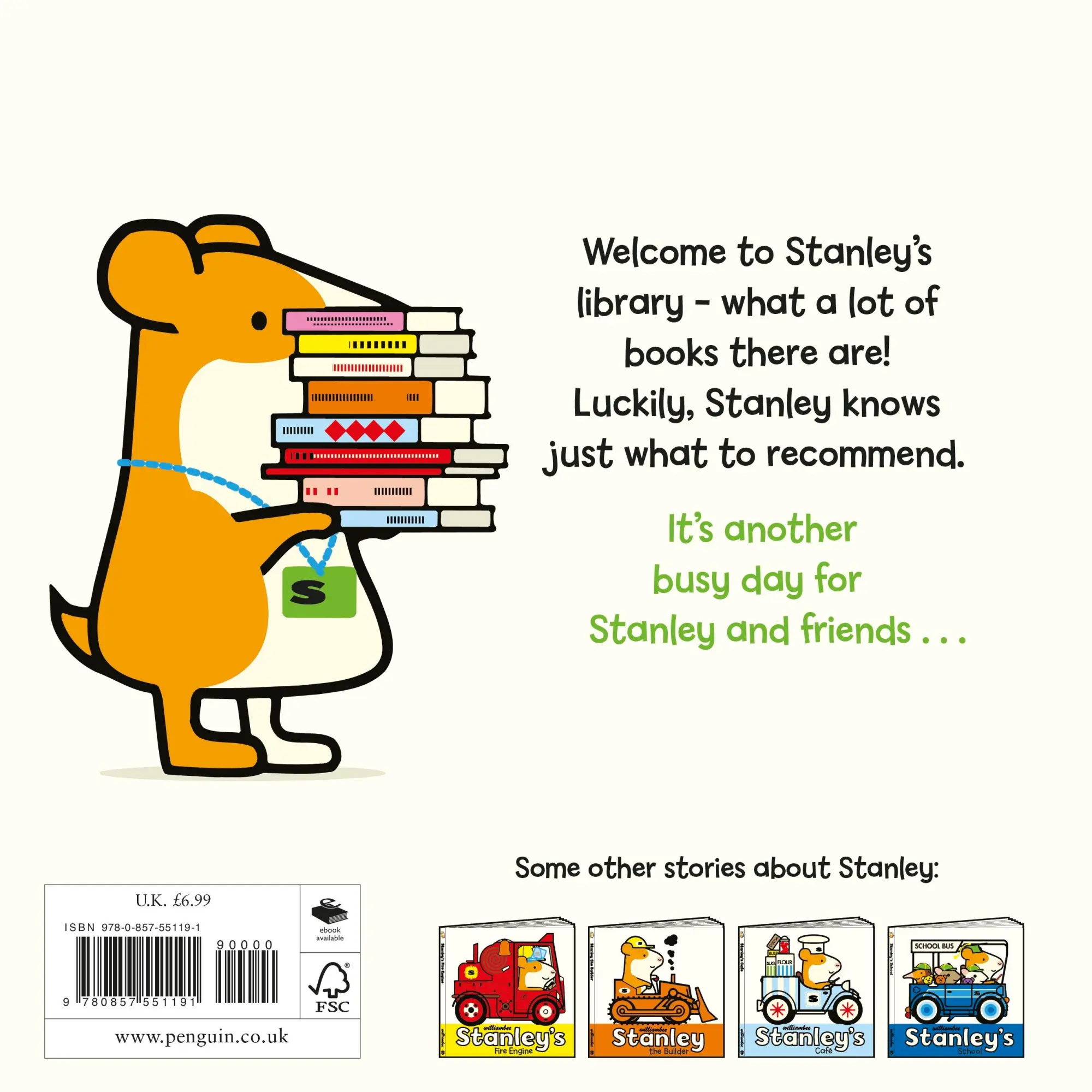 Cover: 9780857551191 | Stanley's Library | William Bee | Taschenbuch | Englisch | 2021