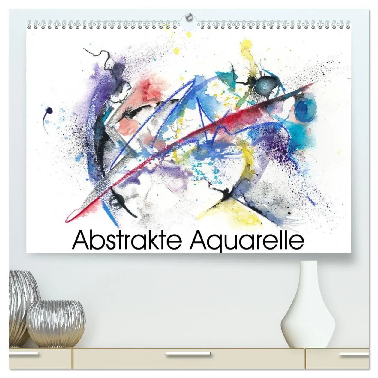 Cover: 9783516071191 | Abstrakte Aquarelle (hochwertiger Premium Wandkalender 2026 DIN A2...
