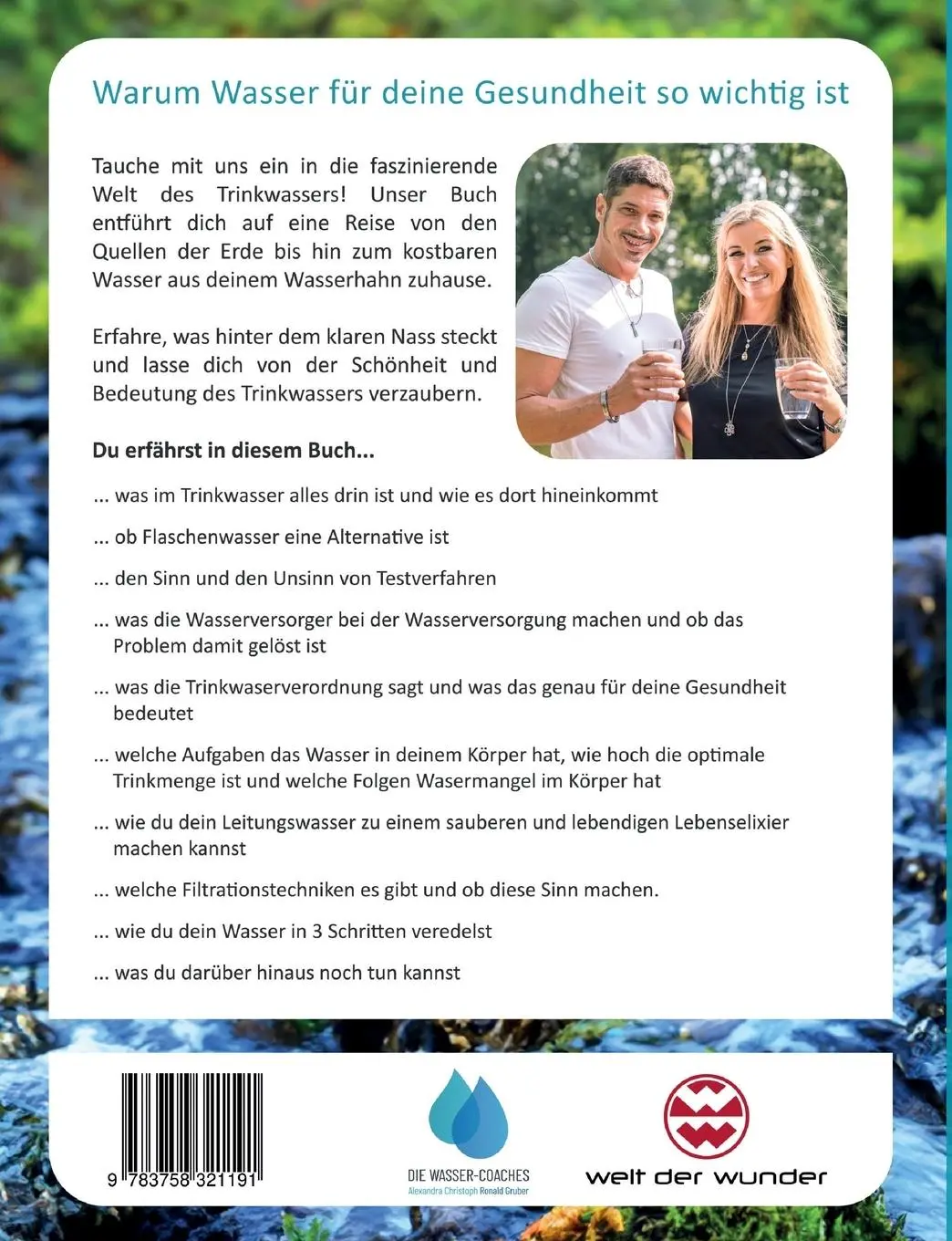 Rückseite: 9783758321191 | Das große 1x1 des Trinkwassers | Alexandra Christoph (u. a.) | Buch