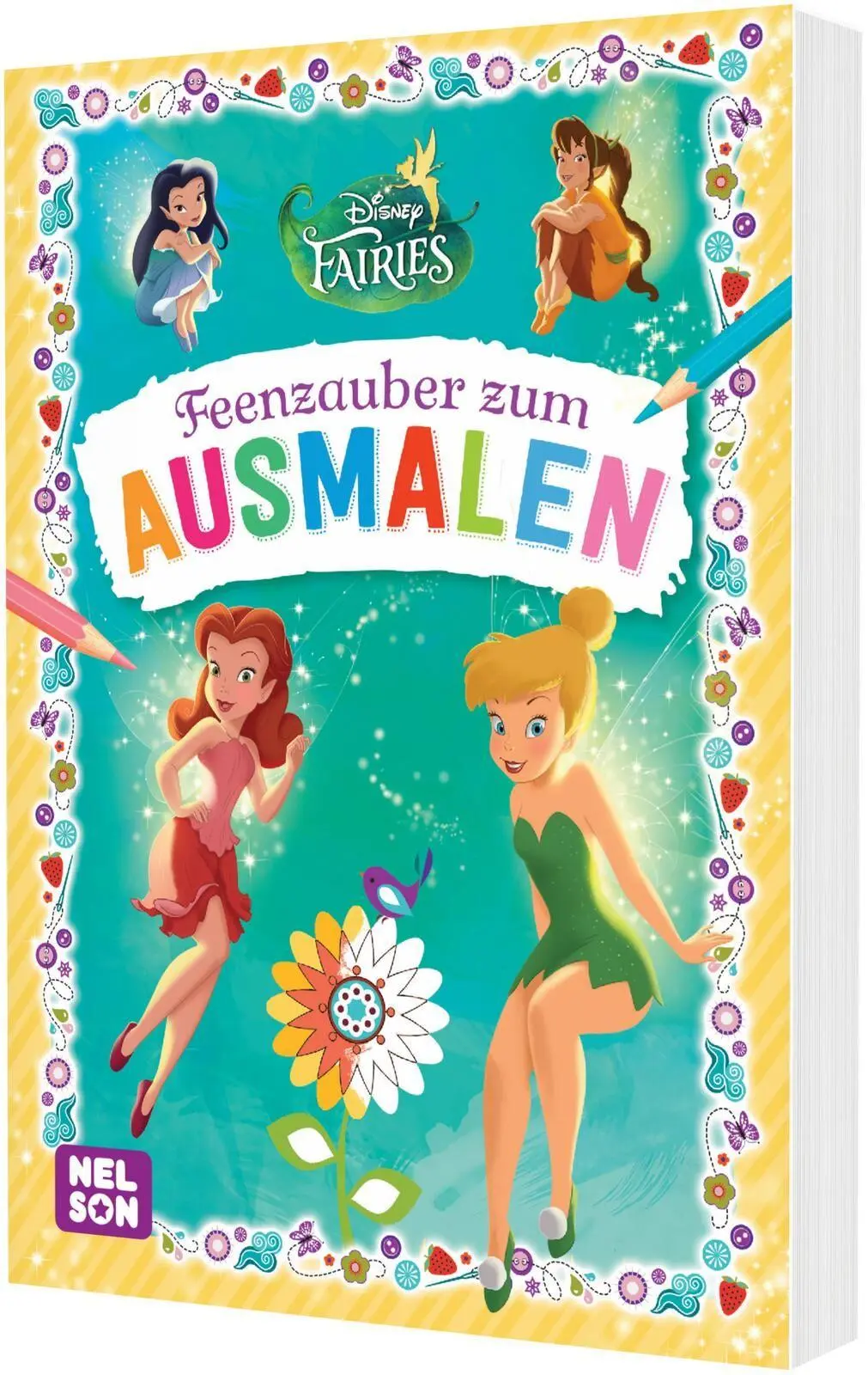 Cover: 9783845131191 | Disney Kreative Beschäftigung: Disney Fairies: Feenzauber zum Ausmalen