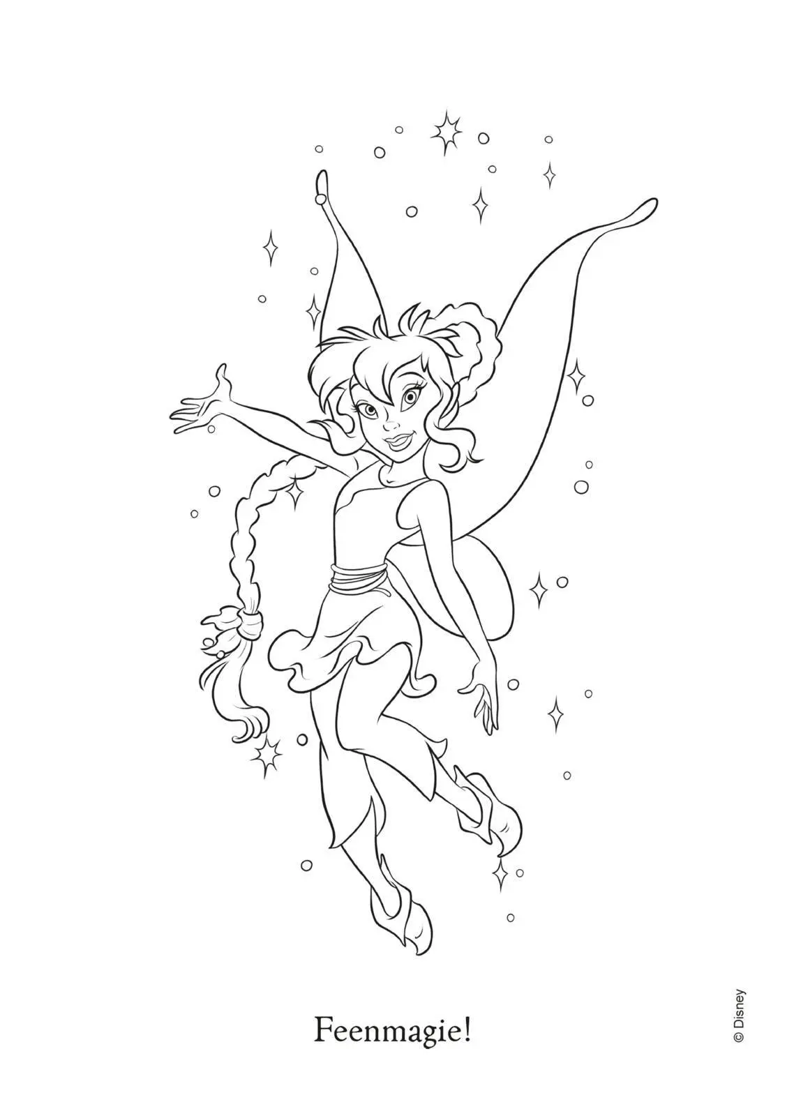 Bild: 9783845131191 | Disney Kreative Beschäftigung: Disney Fairies: Feenzauber zum Ausmalen