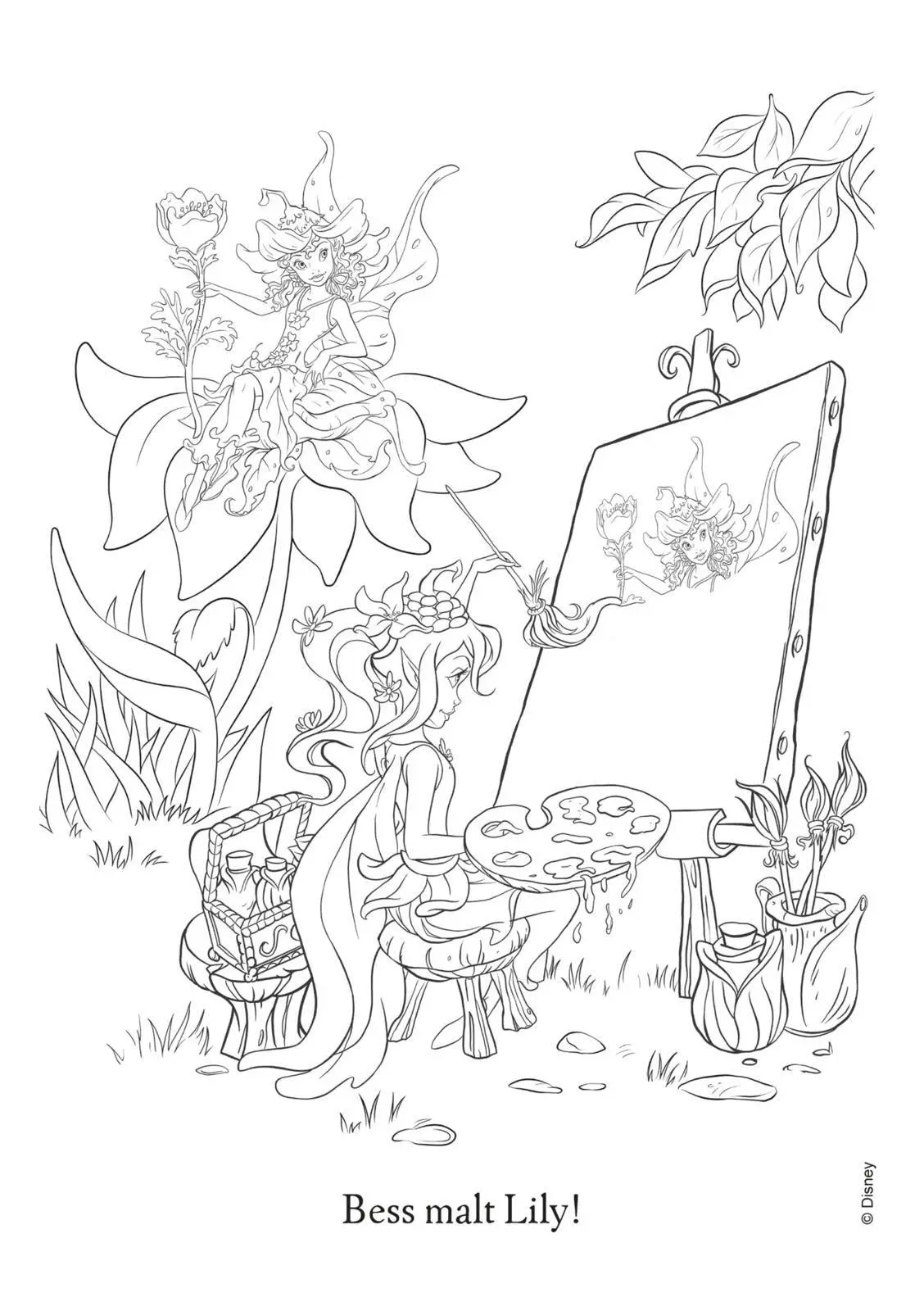 Bild: 9783845131191 | Disney Kreative Beschäftigung: Disney Fairies: Feenzauber zum Ausmalen