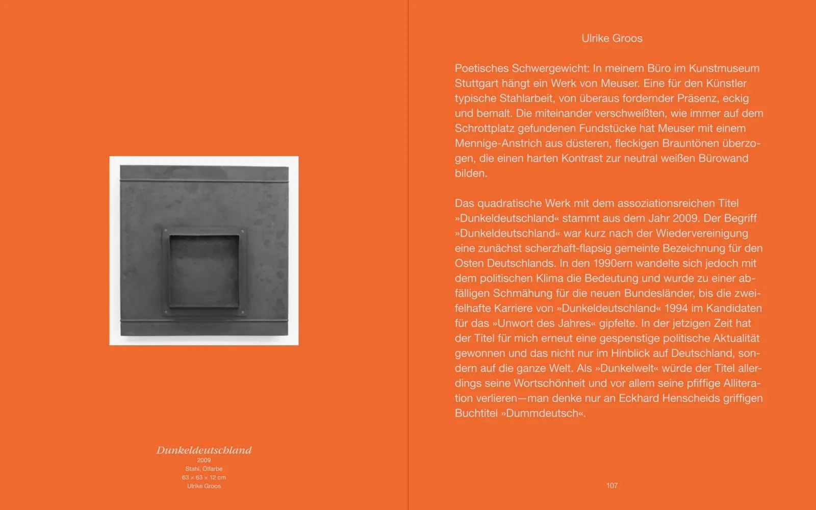Bild: 9783969121191 | MEUSER. Werke 2012-2023 | Hannah Eckstein (u. a.) | Buch | 160 S.