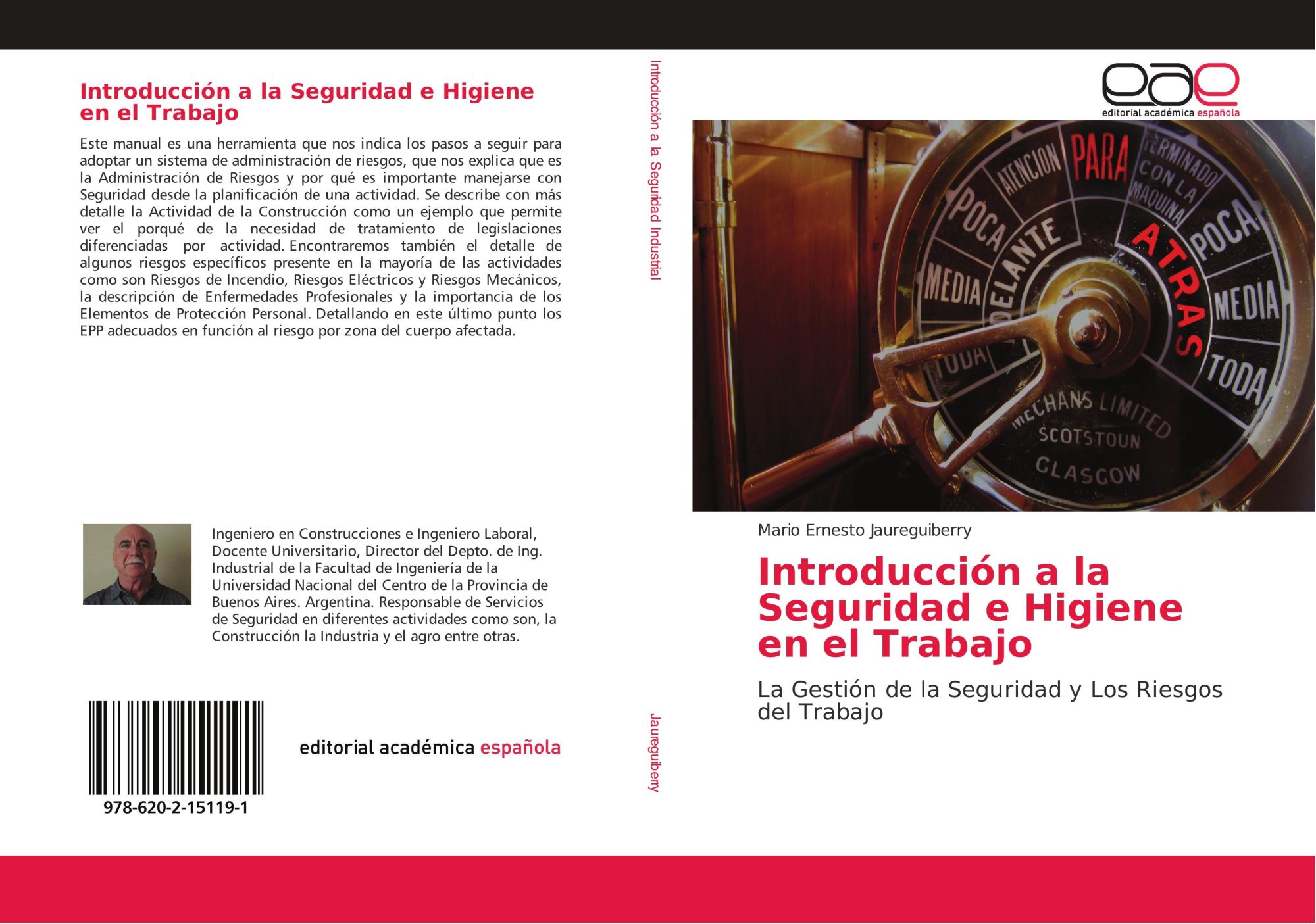 Cover: 9786202151191 | Introducción a la Seguridad e Higiene en el Trabajo | Jaureguiberry