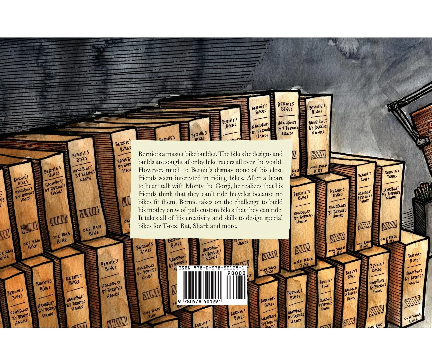 Rückseite: 9780578501291 | Bernie the Bike Builder | Taj L Mihelich | Buch | Gebunden | Englisch