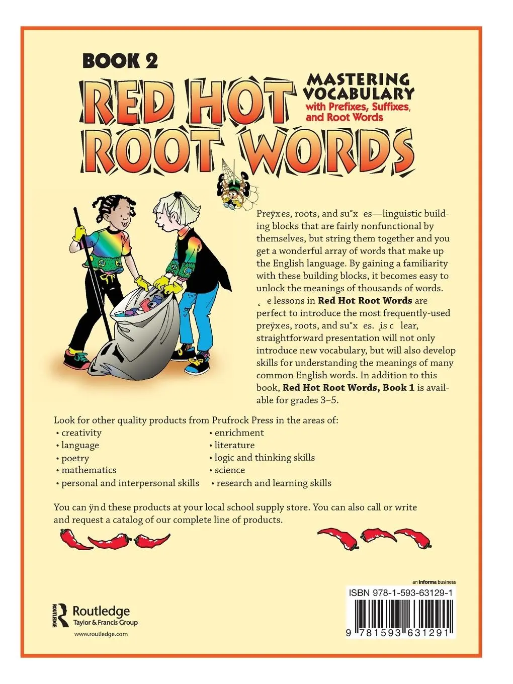 Rückseite: 9781593631291 | Red Hot Root Words | Dianne Draze | Taschenbuch | Englisch | 2022